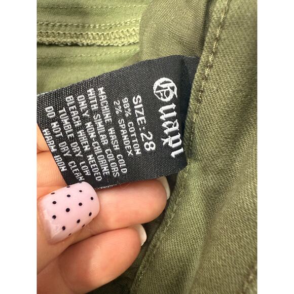 Guapi Jeans Mens 28 Green  Distressed Frayed Leg Limited Edition L37 - Picture 8 of 8